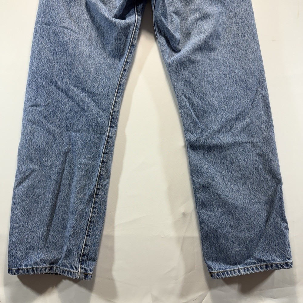Levi's VTG Jeans Mens 35x30 Fits 33x27 Blue 501 Straight Button Fly 90s - Picture 15 of 16